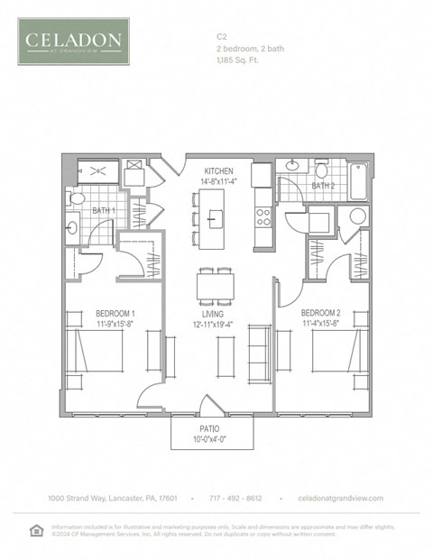 the floor plan of the condo