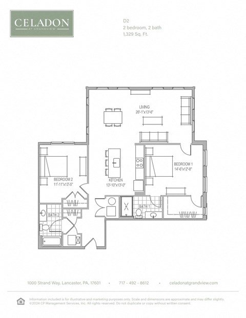 the floor plan of the condo