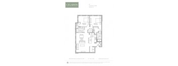 the floor plan of the condo