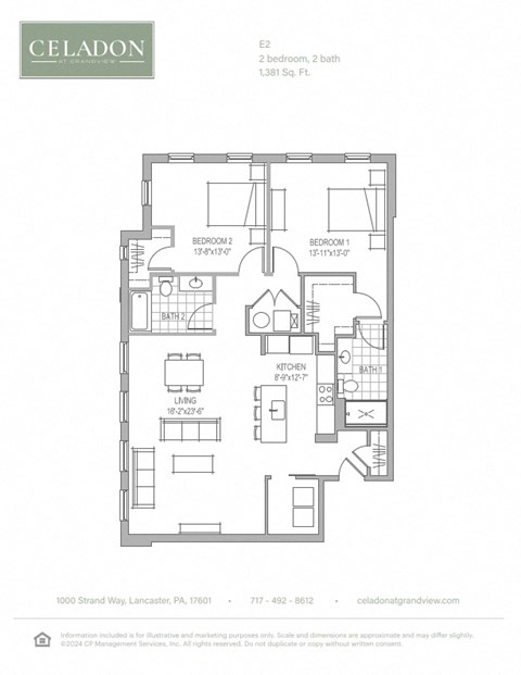 the floor plan of the condo
