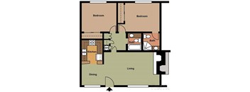 a floor plan of a house