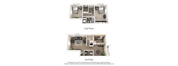 a floor plan of 2nd floor