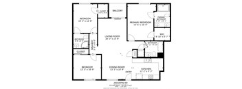 3x3 B2 Floorplan