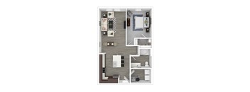a floor plan of a one bedroom apartment azalea bay apartments