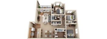 3 Bedroom floor plan image