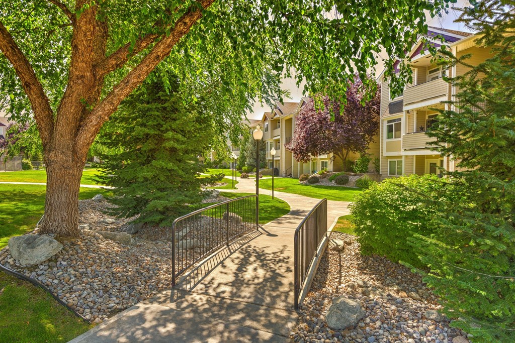 our apartments offer a walkway to the community