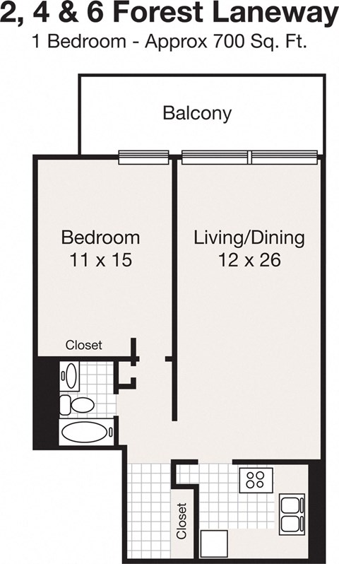 6 Forest Laneway Studio-3 Beds Apartment for Rent - Photo Gallery 21