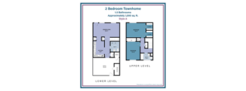 2 Bedroom Townhome Style A