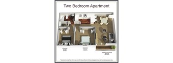 Two Bedroom Residences Classic Flat Style