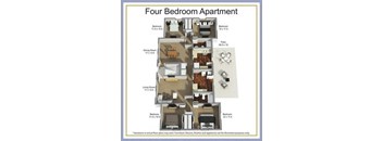 Four Bedroom Apartment