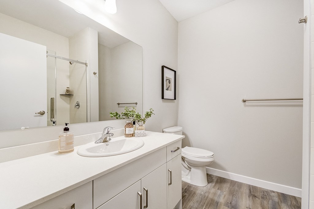 White bathroom  at 101 Base Line Road West, London, ON