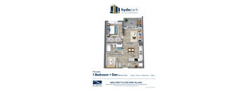 C2 Lewis Floor Plan at 1600 Hyde Park Village Apartments, London, ON N6H 0L5