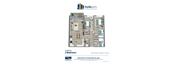 E3 Ramsay Floor Plan at 1600 Hyde Park Village Apartments, London, ON