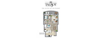 a floor plan of the talbot