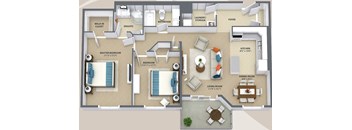 2 Bedroom - 2B