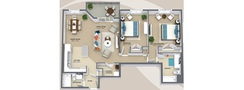 2 Bedroom - 2F