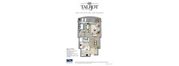 a floor plan of the tillott