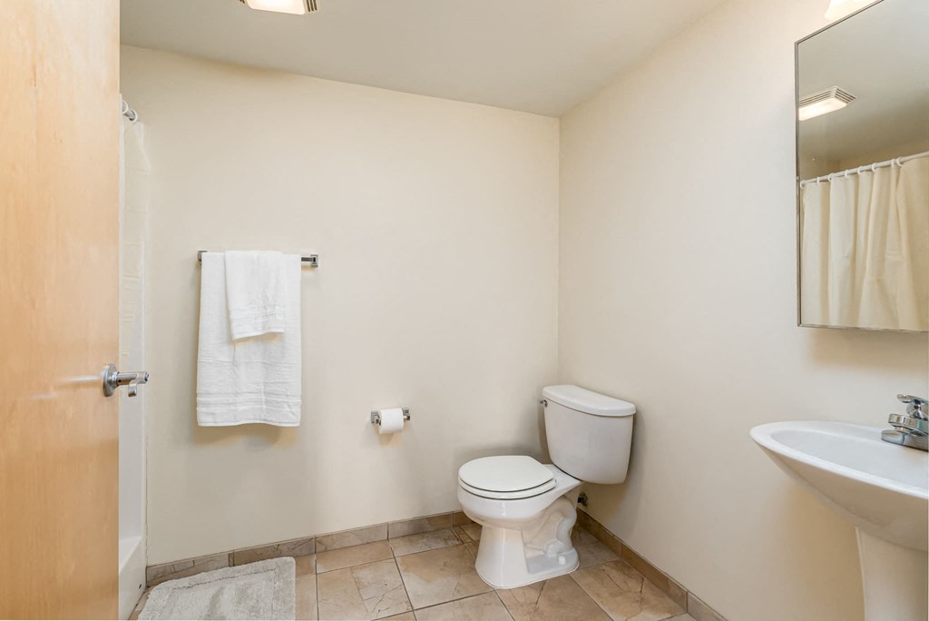 a bathroom with a toilet and a sink