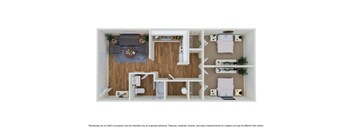 Beaumont Illinois Apartment Floor Plan