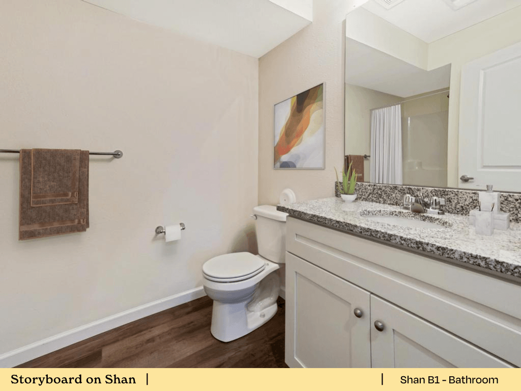 a bathroom with a toilet and a sink and a mirror