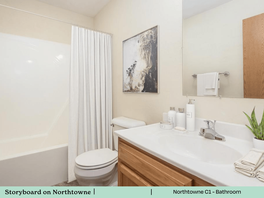 a bathroom with a sink and a toilet and a shower