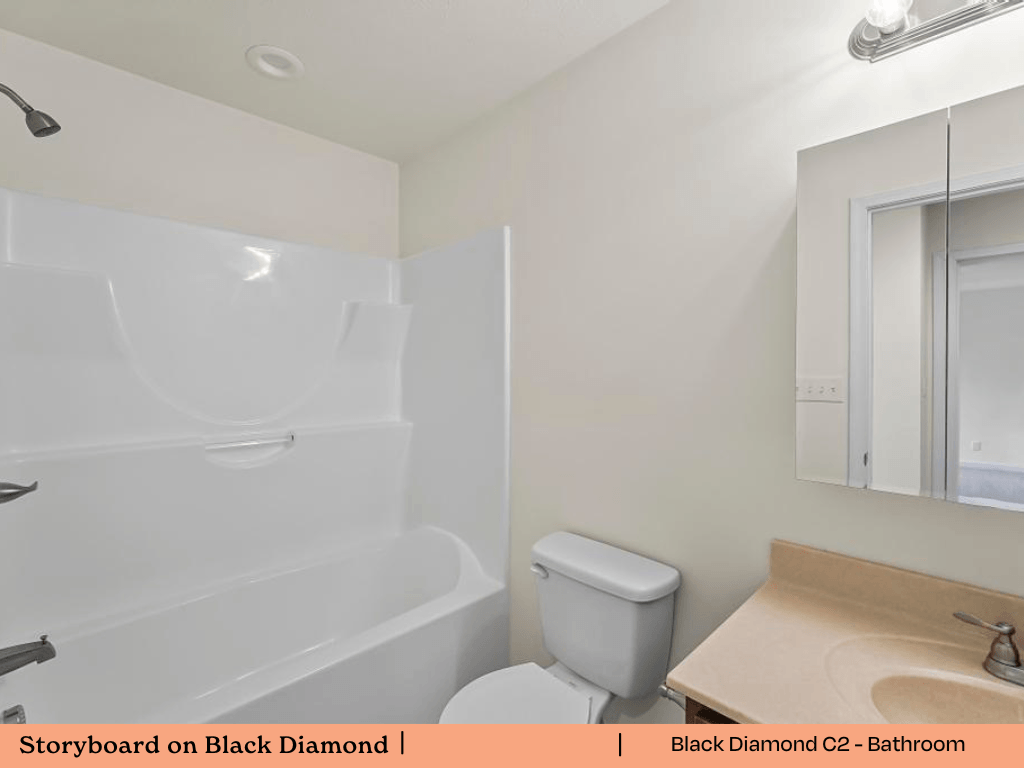 a bathroom with a toilet and a tub and a sink