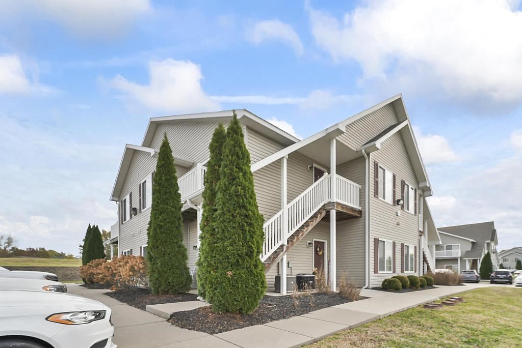 the building where the apartments are located