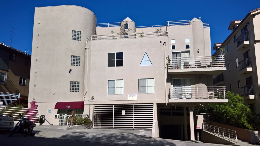 front shot of the collis apartments building