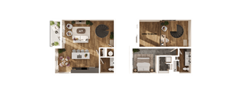 Acute Floor Plan at Parallel Apartments, Nebraska, 68106