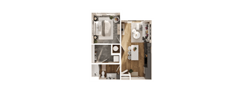 Apex Floor Plan at Parallel Apartments, Omaha, NE