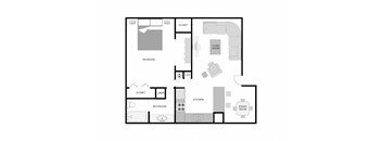 a floor plan of a small apartment