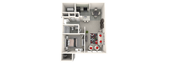 bedroom floor plan an in 2d