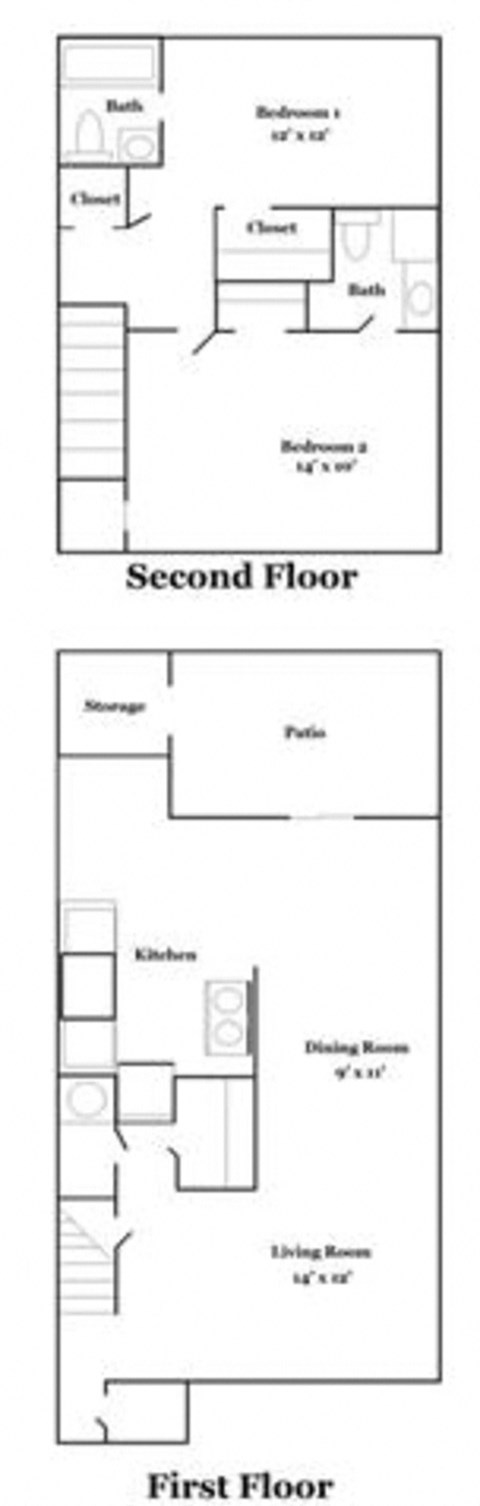 a floor plan of a house