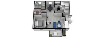 bedroom floor plan an in 2d