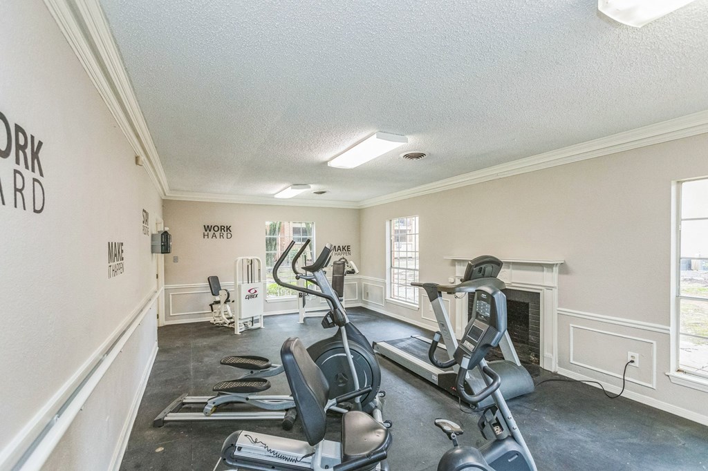 a fitness center