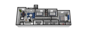a floor plan of a house