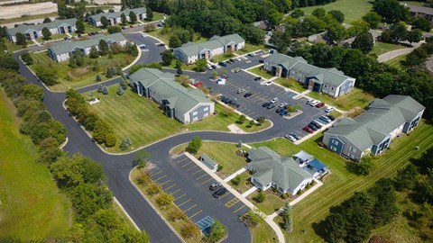 Aerial view of Atlas North community in Swartz Creek MI
