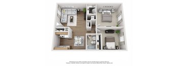 a 2 bedroom floor plan is available at the crossings at white marsh apartments in white marsh,