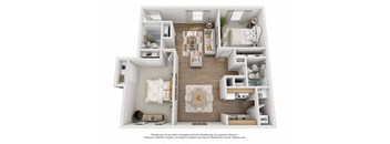 a floor plan of a 3 bedroom apartment