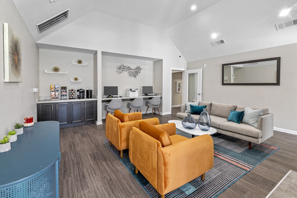 the preserve at ballantyne commons living room and kitchen