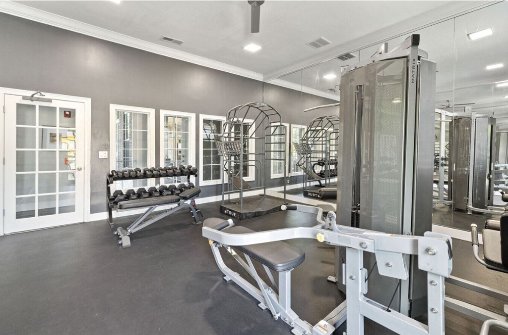 the estates at tanglewood|fitness room
