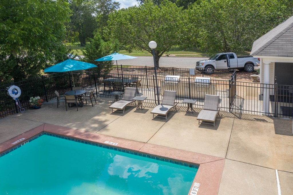 Point at Fairview Pool Aerial