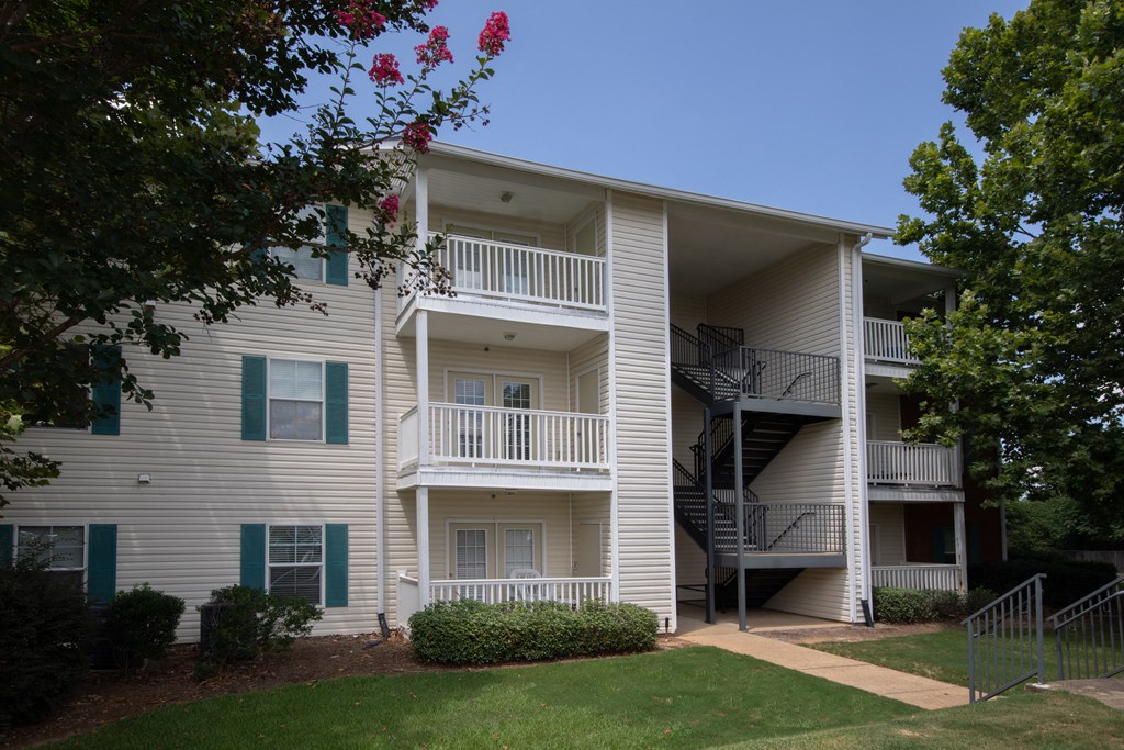 our apartments in a city have balconies