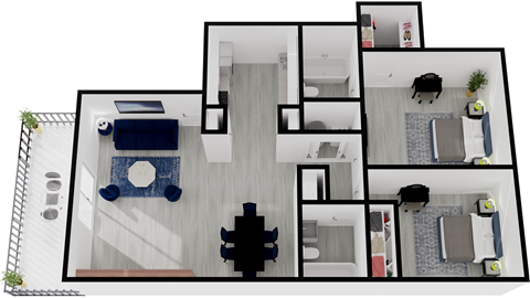 Secretariat floorplan at Pinebrook