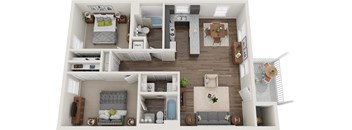 a 2400 sq ft floor plan with a bedroom and a living room