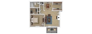 a floor plan of a house