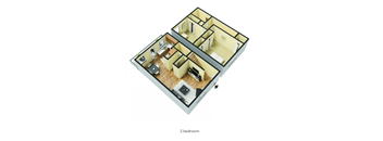 3d floor plan of a home