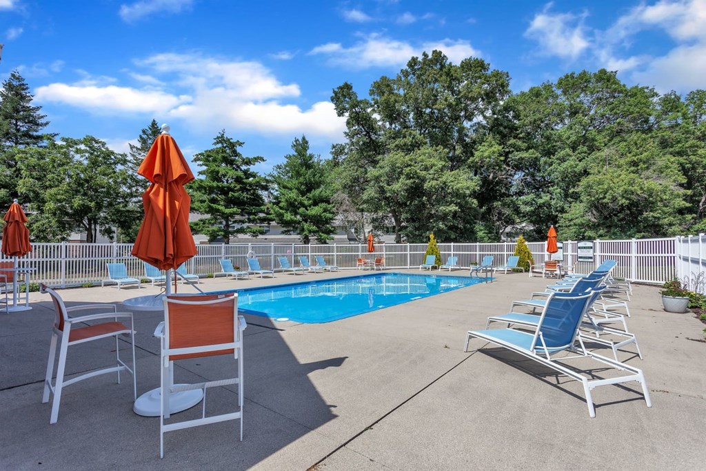 the swimming pool at our hotel