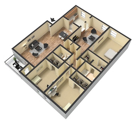 the hayes 3 bedroom floor plan