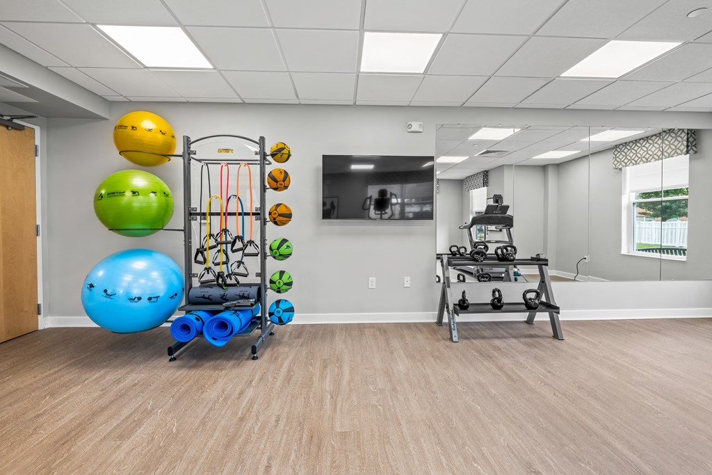 Salem Village fitness room